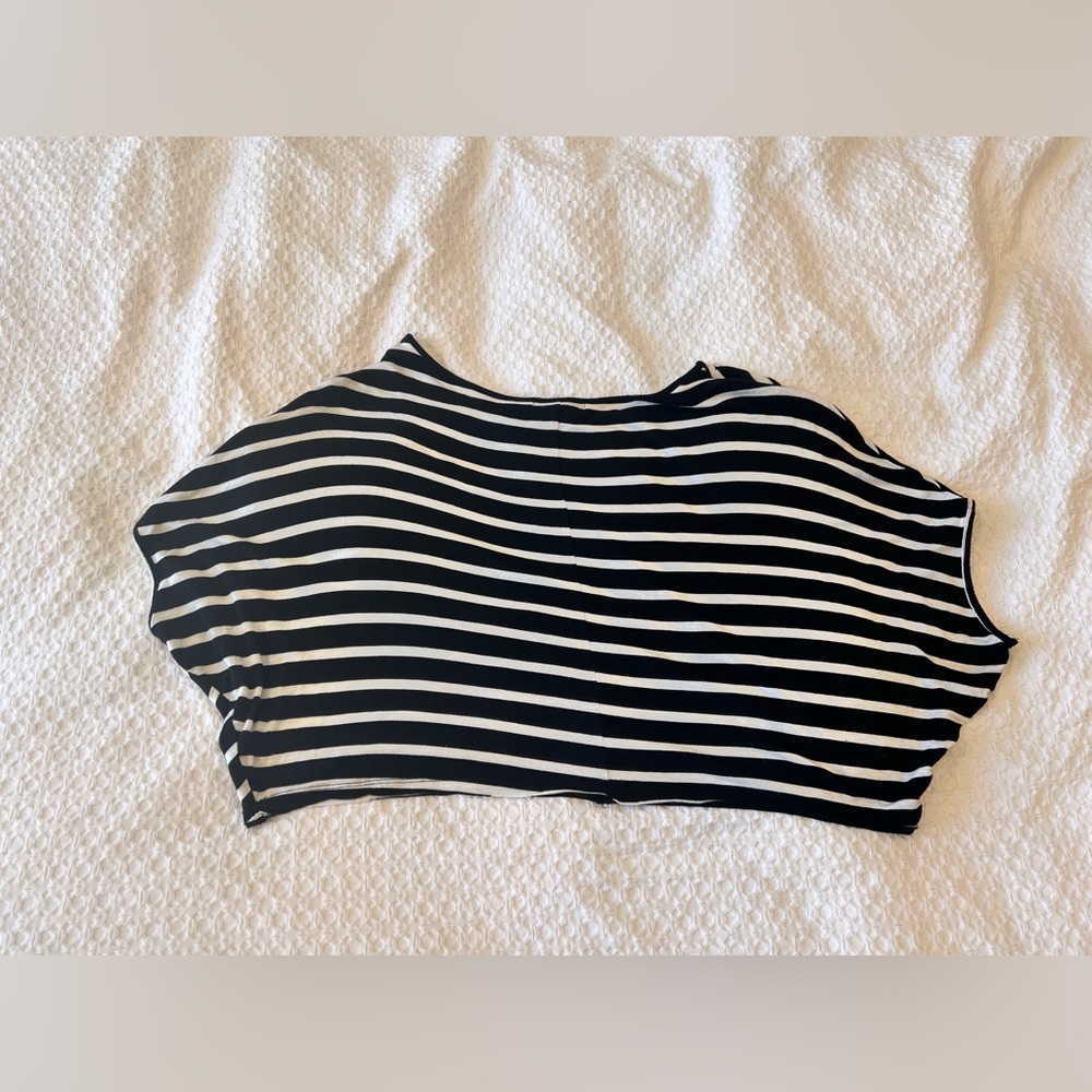 Crop striped over top, Size M
